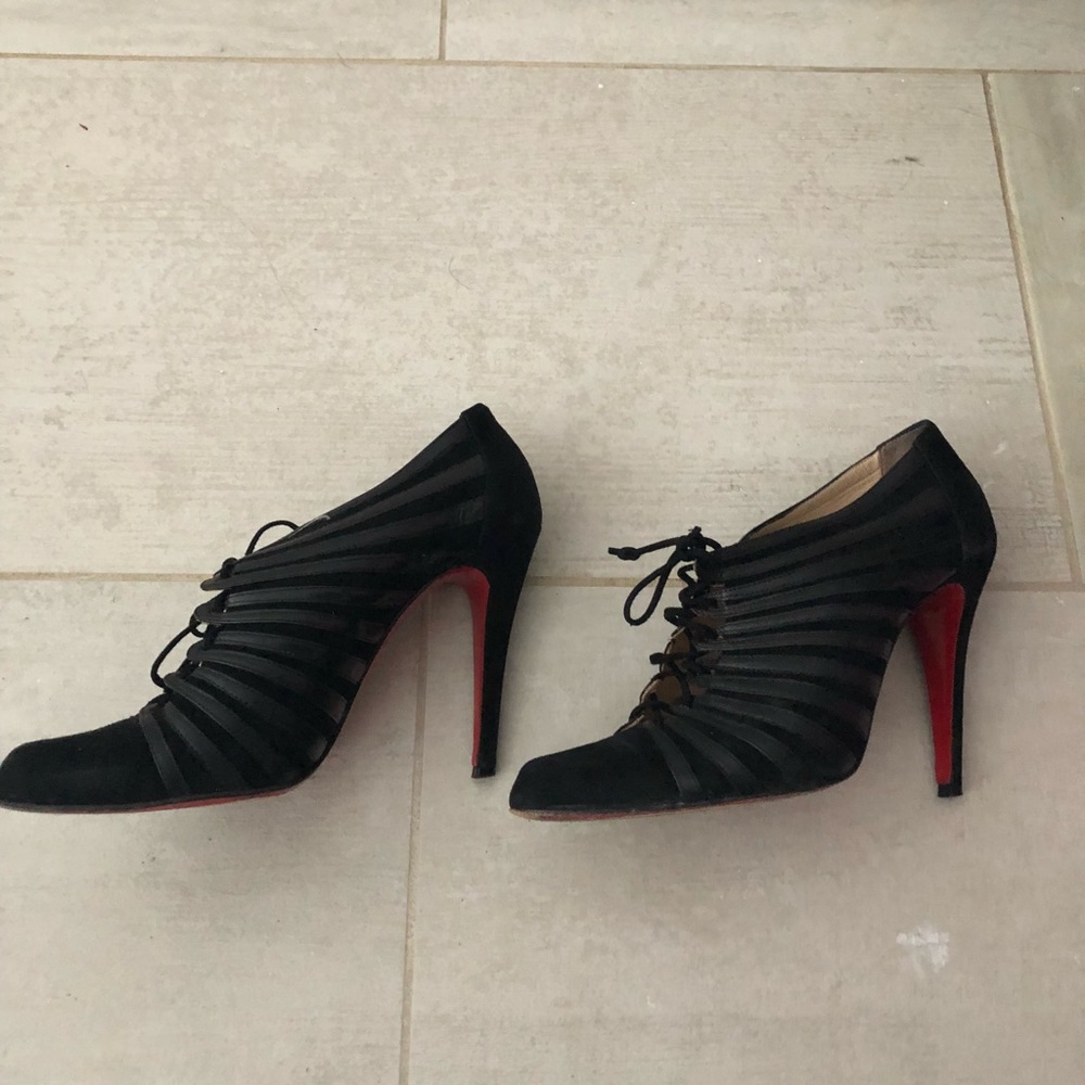 Authentic louboutin booties